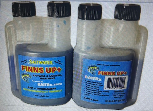 Finns Up+ Liquid Live Well Saltwater Treatment